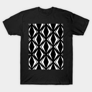 Black and white seamless pattern design T-Shirt